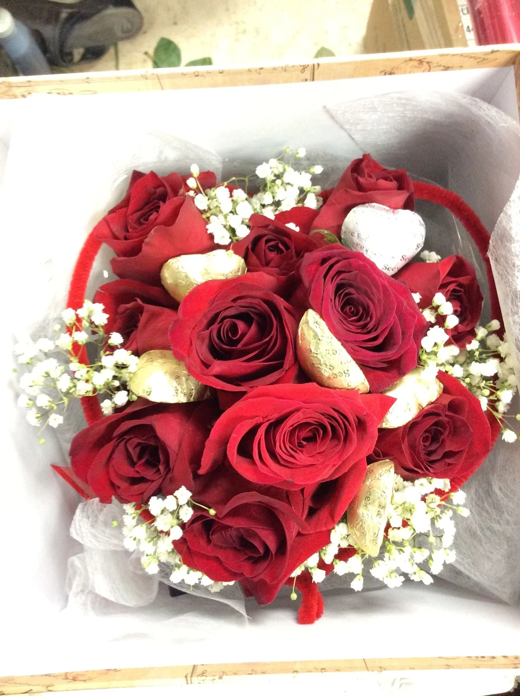 1 Dz Red Rose with Chocolates (BYOC)